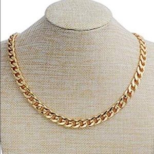 Faux Gold Chain Necklace